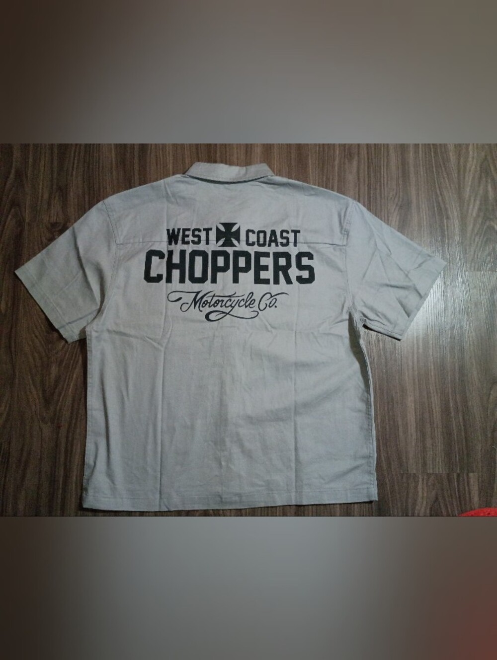 Men's West Coast Choppers Short-Sleeve Button-Down Shirt